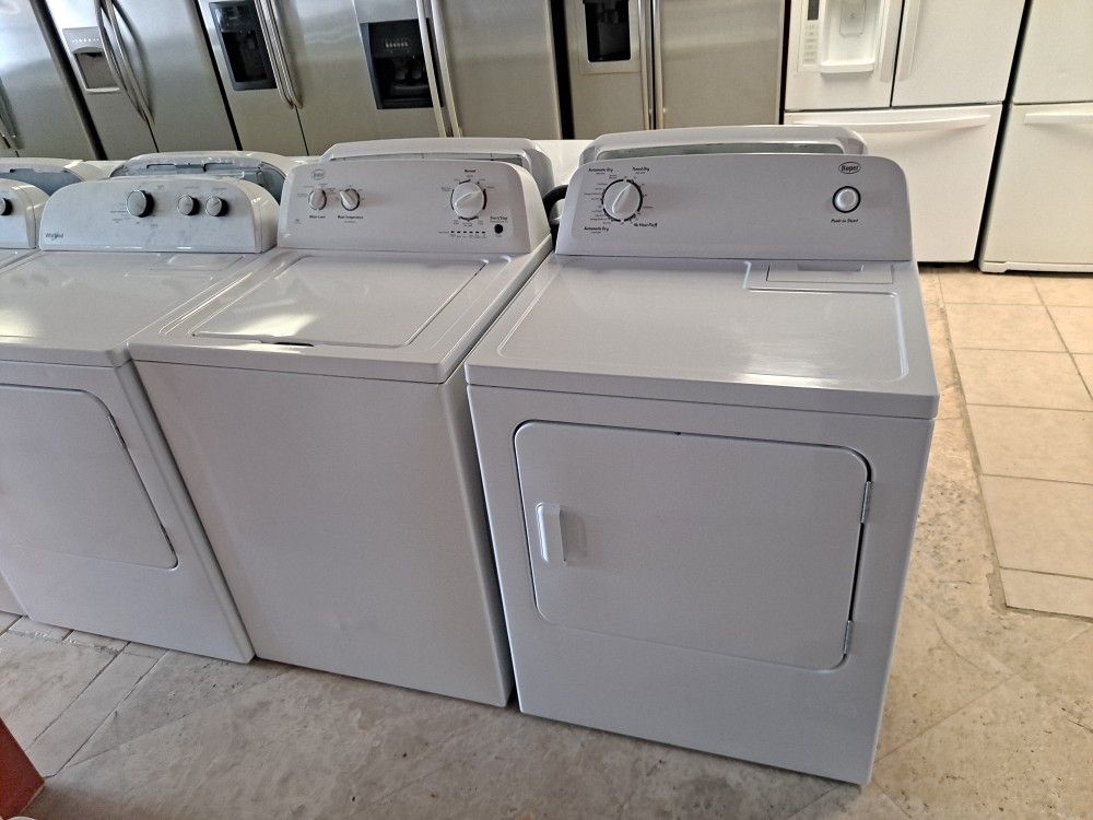 Roper washer and dryer 