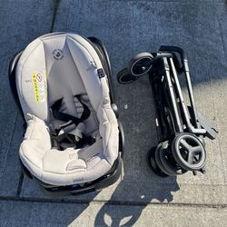 Maxi-Cosi Car Seat And Adapter 