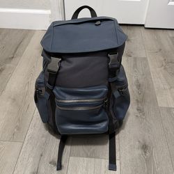 Coach Navy Blue Backpack