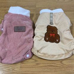 2 Medium Size Dog Coats