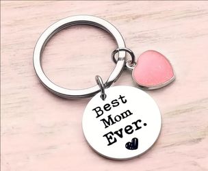 Best Mom , Mum, Mommy, Mamá Keychain. Llavero De Mamá. Thank you mom. Love You