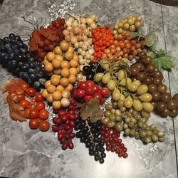 Vintage Rubber Fruit / Lot of 16