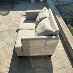 Couch, Queen Mattress And Coffee Table 