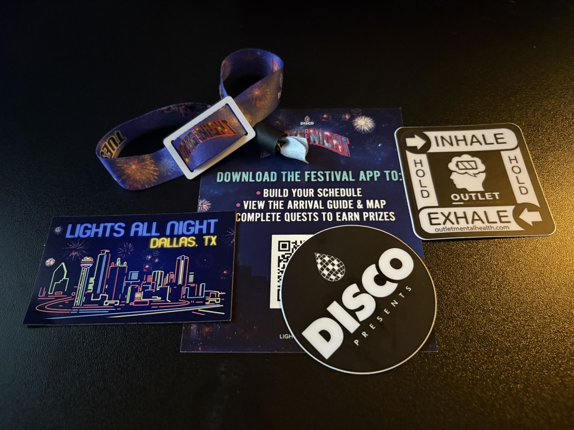 Lights All Night Dallas, TX Tuesday ticket/wristband