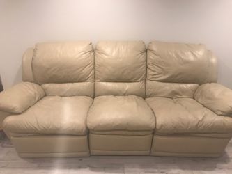 Leather sofa