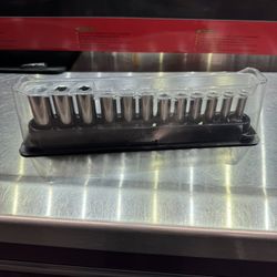 Snap On 3/8 Metric Deep Chrome Socket Set