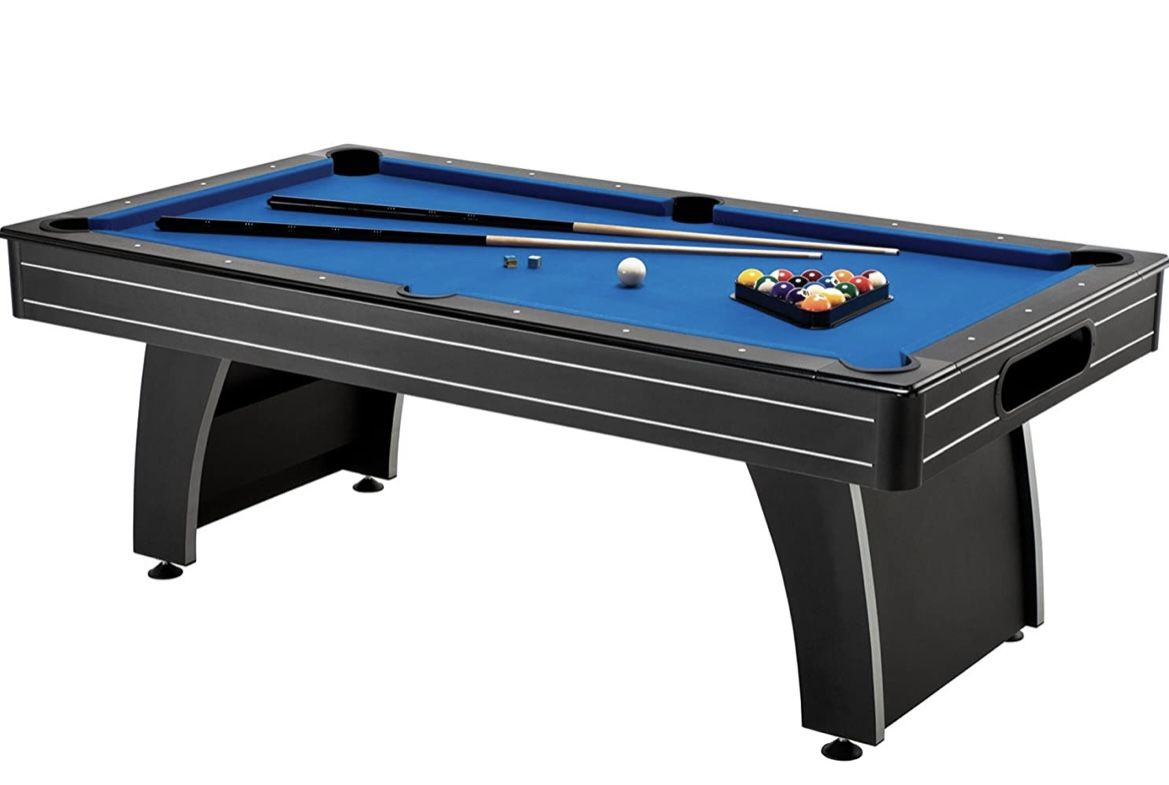 Blue 7’ Pool Table 