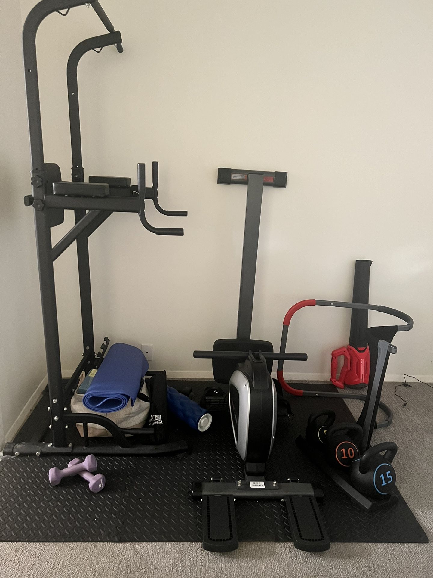 Pull Up Bar & Rower