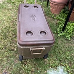 Cooler And Outdoor Trash can