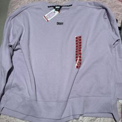 Nwt Womens Light Purple Xl Dkny Sweatshirt