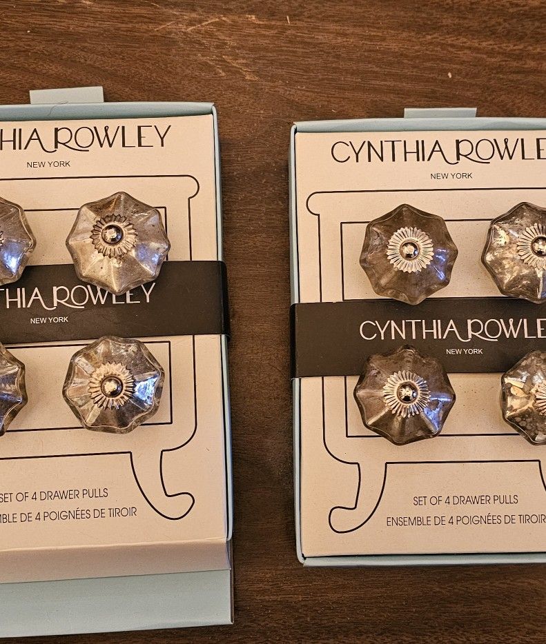 Two Boxes Of Drawer Pulls Set Of 4 NEW