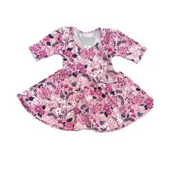 Lovely Pink Floral Dress