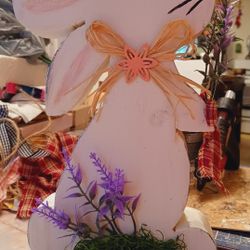 Cute Table Top Block Bunny,  1ft. Tall