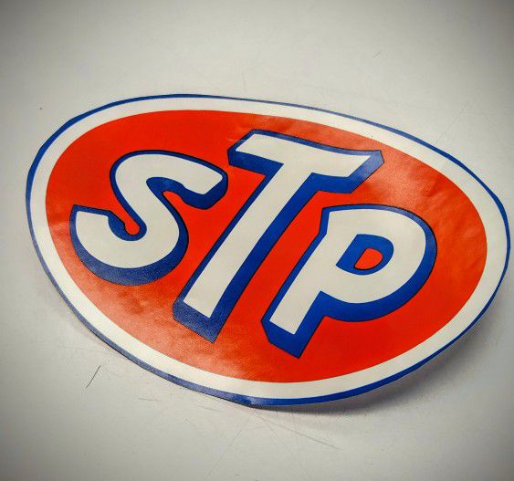 ORIGINAL (STP) Decal Sticker *LARGE SIZE 5"X7" Schwinn Stingray Muscle Bike Classic Banana Seat CHEAP Rip Repair
