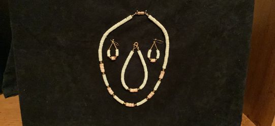 Puka Shell  Jewelry Set