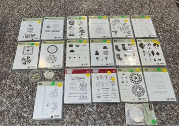 Stampin Up Clear Mount Rubber Stamps NEW