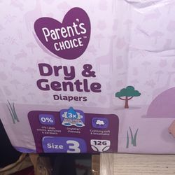 Parent’s Choice Size 3 “126 Diapers”