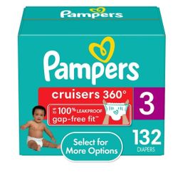 Pampers Size 3  132 Count