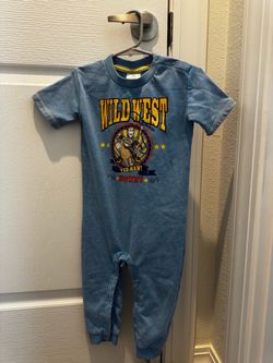Disney Baby Toy Story Woody Wild West Romper 24M 🤠
