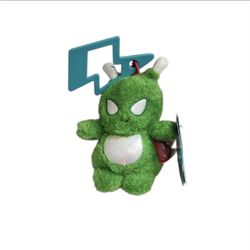 BumBumz Matt The Alien Jazwares Backpack Clip Mini Plush 4" Stuffed Bean Filled