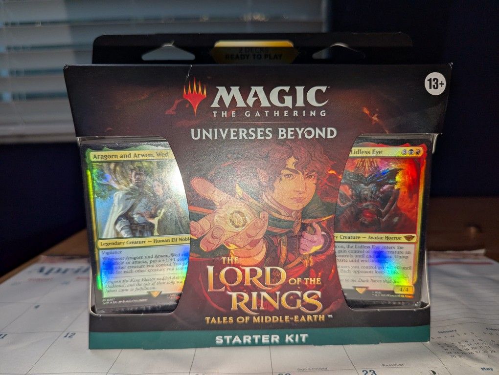 Magic The Gathering LotR Universes Beyond Starter Kit