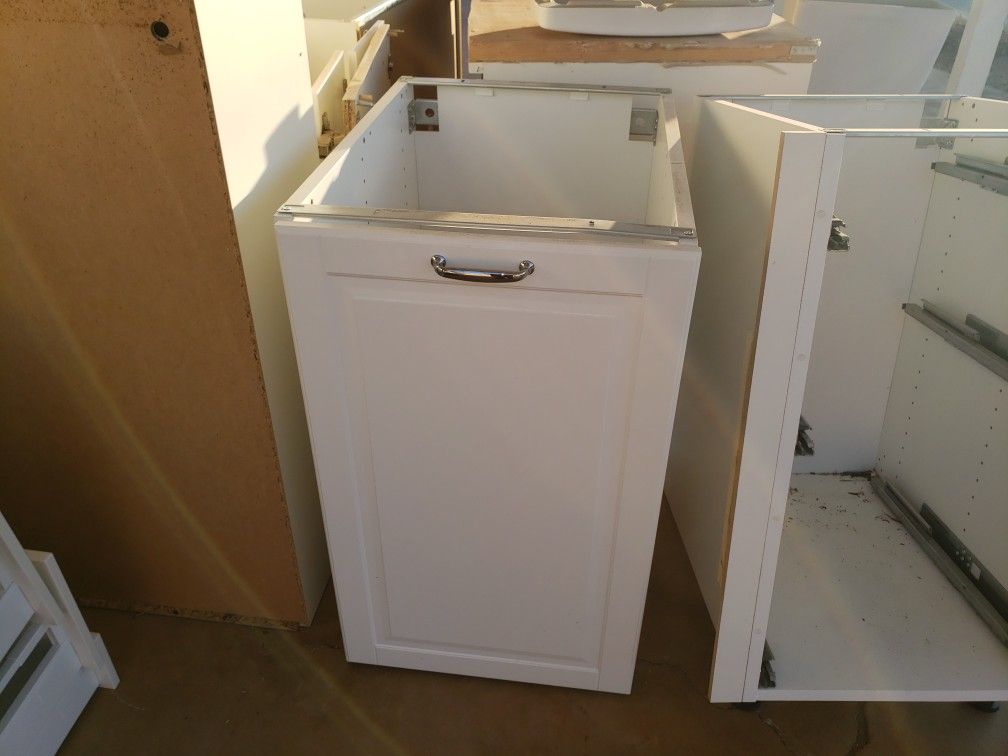 Nice but used kitchen cabinets with farm sink