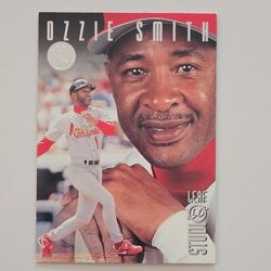 1996 Ozzie Smith Donruss Silver Press Card