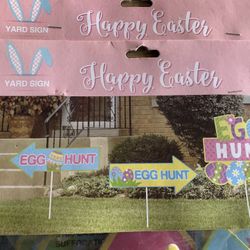 Brand New Easter Yard Signs 