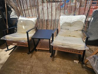 3pc Outdoor Wicker Style Patio Set