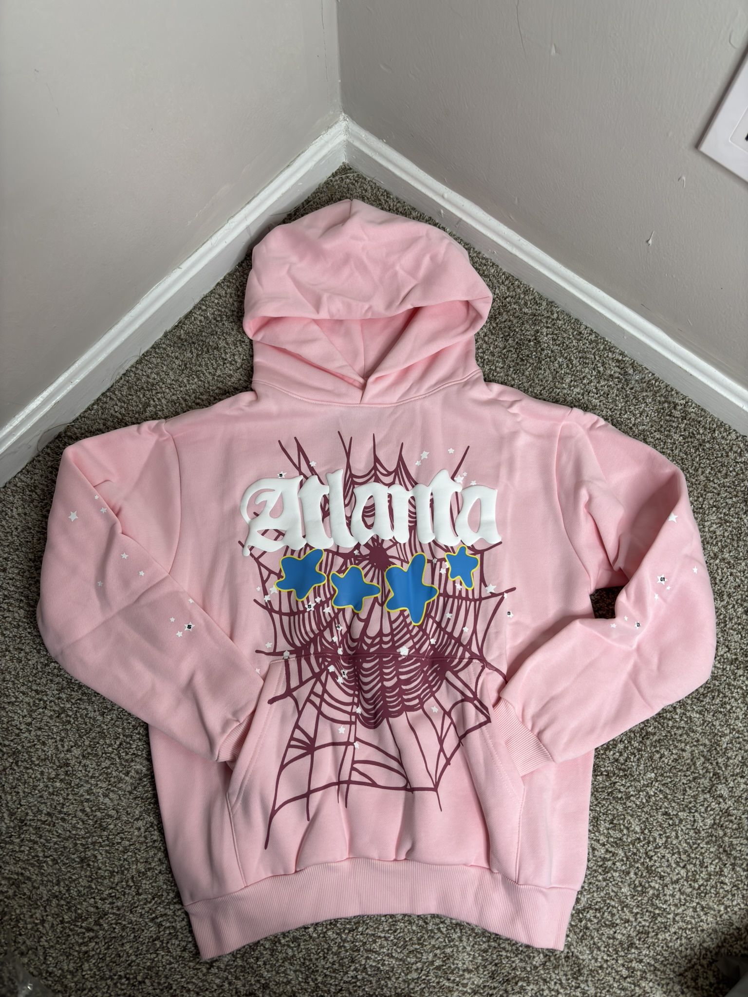 Pink Atlanta Spyder Hoodie