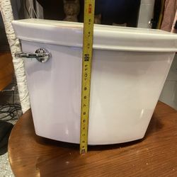 Toilet Tank with Left Side Flush Lever