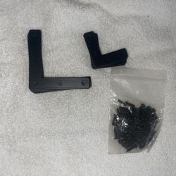 Flat Black Brackets