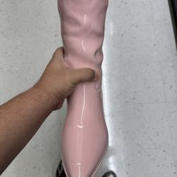 Pink Boot Flower Vase