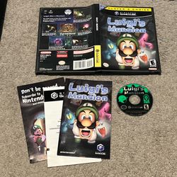 Luigi's Mansion Nintendo GameCube Players Choice CIB Complete w/ Manual