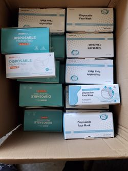 3 ply masks - 50 per box