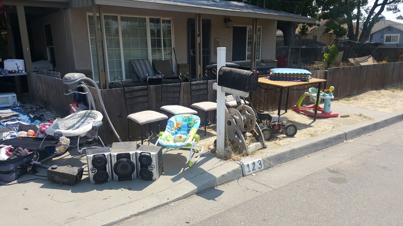Garage sale lots of stuff must go