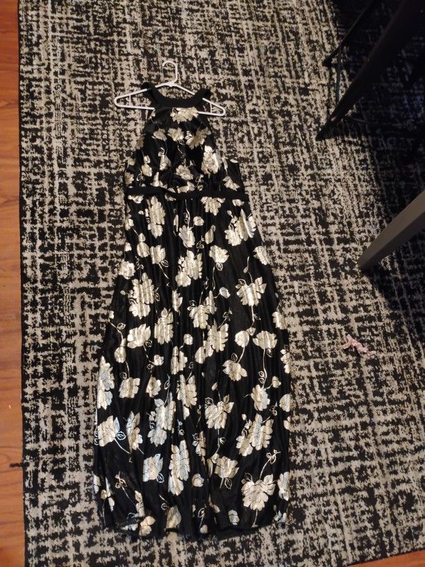 Dress Black With Gold 2xl