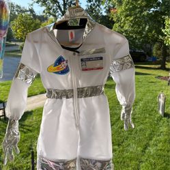 Astronaut Costume With Helmet/gloves Ages 3-6