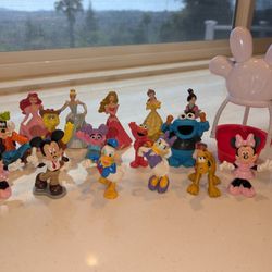Disney And Sesame Street Character Lot 