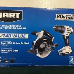1/2" DRILL/DRIVER & 6-1/2" CIRCULAR SAW KIT