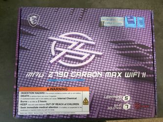 MSI MPG Z790 CARBON MAX WIFI II ATX LGA1700 Gaming Motherboard + Contact Frame