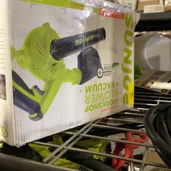 Sun Joe 24-Volt iON+ 185 MPH 105 CFM Cordless Workshop Blower/Vacuum (Tool-Only)