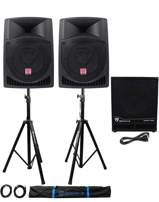 Rockville Dj Speakers Set