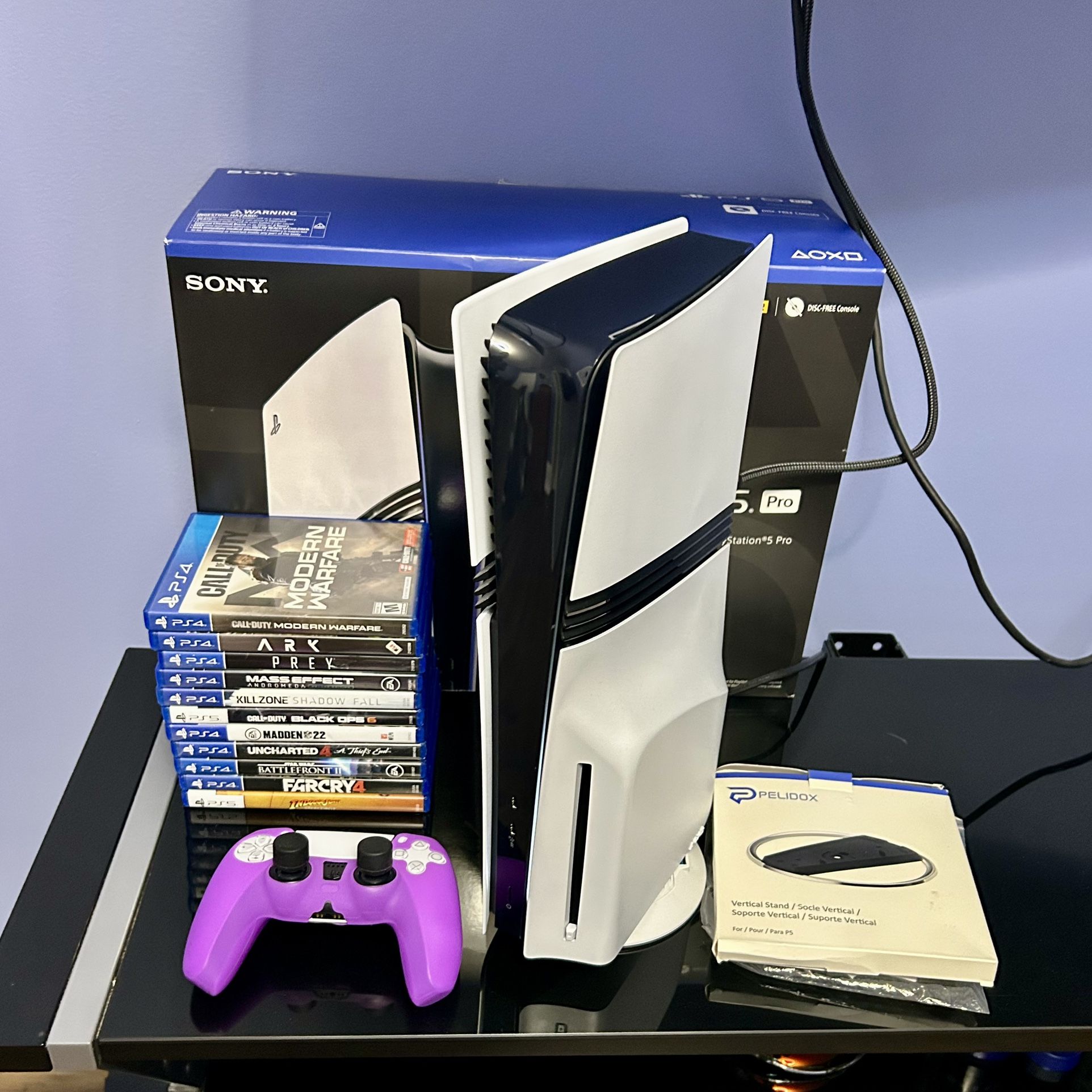 Ps5 Pro trade With 11 Games for a Nintendo switch 2+ cash and games and pro controller.. Only...