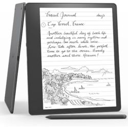 Amazon Kindle Scribe (16 GB) - 10.2” 300 ppi Paperwhite display, a Kindle and a notebook all in one, convert notes to text and share, includes Basic P