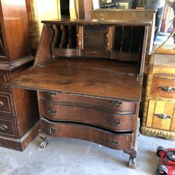 1800’s PULL OUT GOVERNOR SECRETARY DESK 