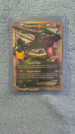 30th anniversary Rayquaza EX Pokémon Card 85/124 Holo