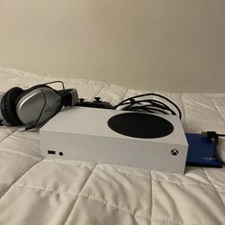 Xbox 1 Series S  With Two Controllers And A Headset!