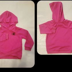 Baby Toddlers Girls 24 Months Body Glove Salmon Pink Hoodie Long Sleeve