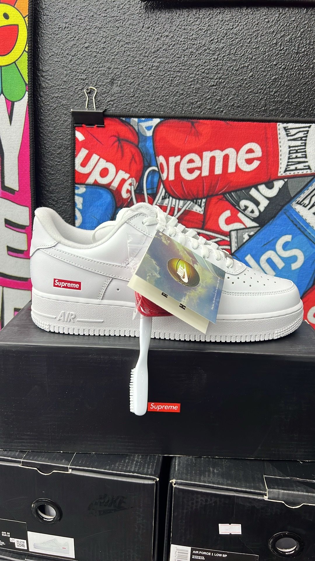 Nike Supreme x Air Force 1 Low 'Box Logo - White'